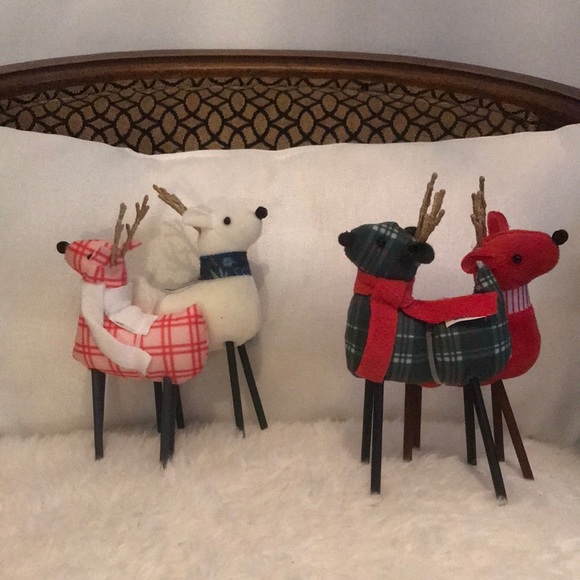 Target pre used 6inch reindeers made of fabric. - Picture 1 of 8